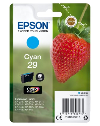 Originale Ink Epson Ciano Per Xp-235 3,2Ml 