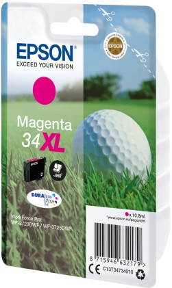 Epson Cart. Ink Magenta 34Xl Serie Pallina Da Golf