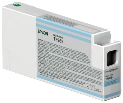 ORIGINALE Epson Cartuccia d'inchiostro ciano (chiaro) C13T596500 T5965 350ml cartuccia Ultra Chrome HDR