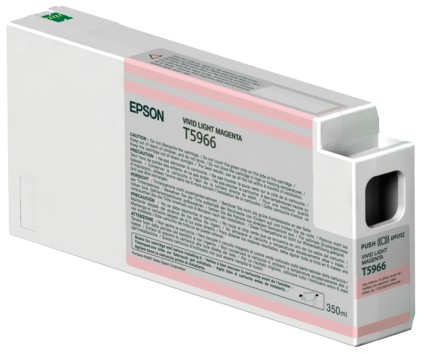 ORIGINALE Epson Cartuccia d&#39;inchiostro magenta (chiaro) C13T596600 T5966 350ml cartuccia Ultra Chrome HDR