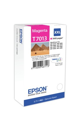 Epson Cart Ink Magenta Xxl Per Wf Pro 4515/4525, Serie Xxl Piramidi