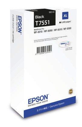Epson Cart Ink Nero Xl 5.000Pag Per Wf-Pro 8090/8590, Serie Torre Di Pisa