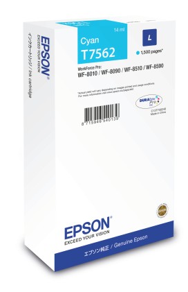 Epson Cart. Ink Ciano L Per Wf-80Xx Wf-85Xx