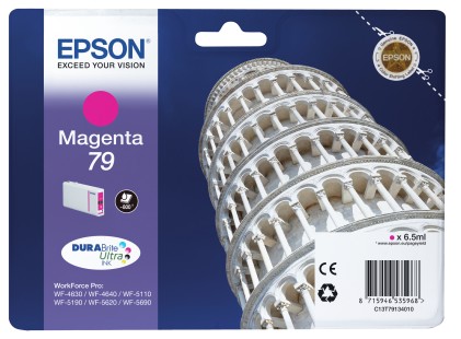 ORIGINALE Epson Cartuccia d'inchiostro magenta C13T79134010 79 800 pagine 6,5ml 79