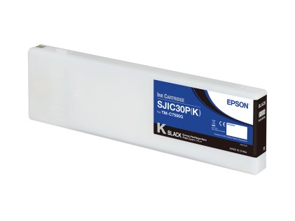 ORIGINALE Epson Cartuccia d'inchiostro nero C33S020639 SJIC30P-K 295,2ml SJIC30P(K): Ink cartridge for ColorWorks C7500G (Black)