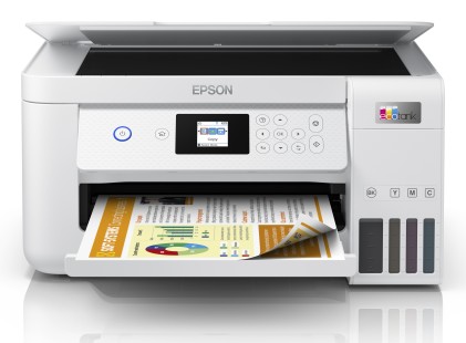 ORIGINALE Epson stampante Bianco EcoTank ET-2856 C11CJ63406