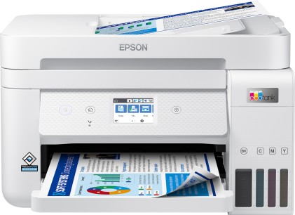 ORIGINALE Epson stampante Bianco EcoTank ET-4856 C11CJ60407 EcoTank ET-4856