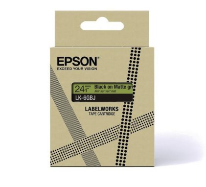 ORIGINALE Epson Nastro nerosuVerde LK-5GBJ C53S672078