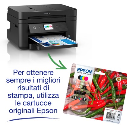 ORIGINALE Epson stampante nero WorkForce WF-2960DWF C11CK60403