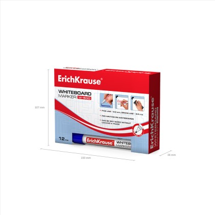 ErichKrause W-500 evidenziatore 12 pz Tipo di punta Blu