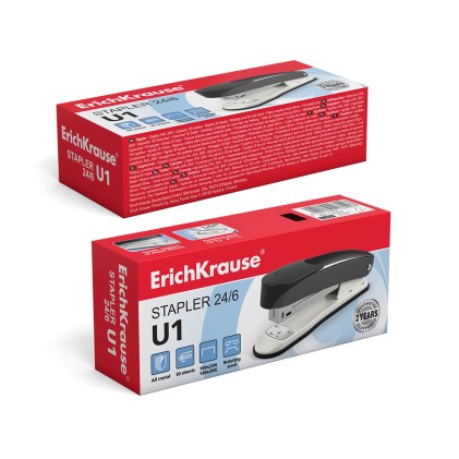 ErichKrause U1 Punto piatto Nero