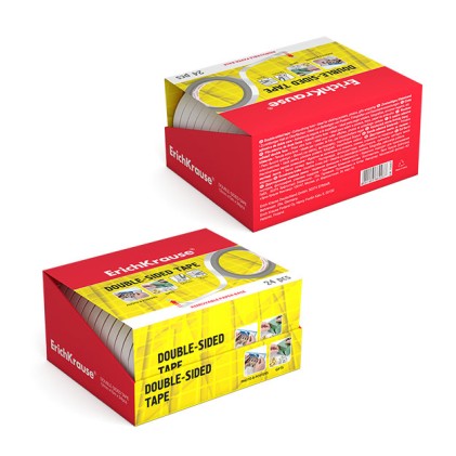 ErichKrause 19447 nastro adesivo da cancelleria 10 m Carta Bianco 24 pz