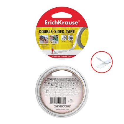 ErichKrause 19447 nastro adesivo da cancelleria 10 m Carta Bianco 24 pz