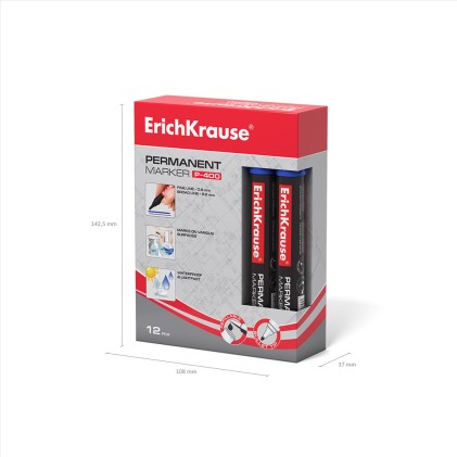 ErichKrause P-400 evidenziatore 1 pz Tipo di punta Blu