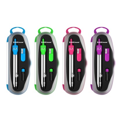ErichKrause 31527 compasso Colori assortiti 3 pz