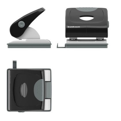 ErichKrause Elegance perforatore e accessori 30 fogli Nero
