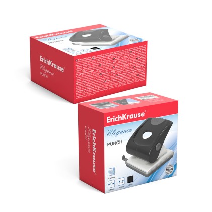 ErichKrause Elegance perforatore e accessori 30 fogli Nero