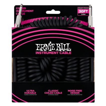 Cavo Chitarra Ernie Ball Spirale Nero 6044