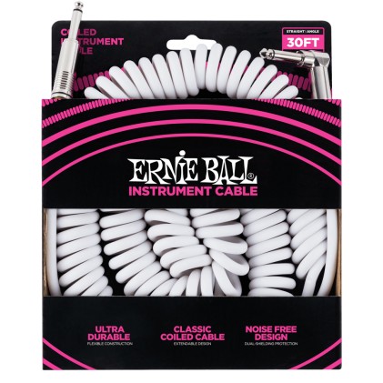 Cavo Chitarra Ernie Ball Spirale Bianco 6045