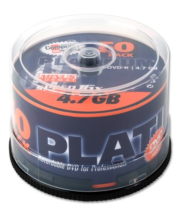 Confezione 50 pz. DVD-R Platinum 4.7 Gb