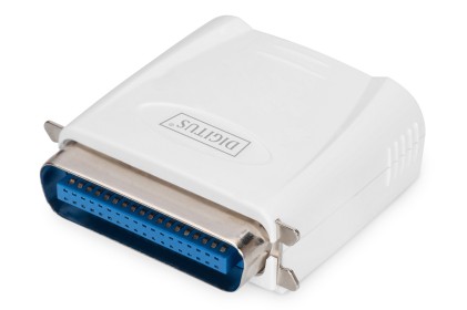 Print Server Di Rete Con Una Porta Rj45 10/100 Mbps Per Stampanti Centronics Parallele 36 Poli