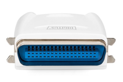 Print Server Di Rete Con Una Porta Rj45 10/100 Mbps Per Stampanti Centronics Parallele 36 Poli
