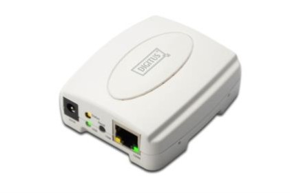 Print Server Usb 1 Porta - Connettore Rj45 Femmina E Usb "A" Femmina