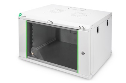 Armadio 7 Unità Da Muro Per Reti (A)416 X (L)600 X (P) 450 Mm Colore Grigio