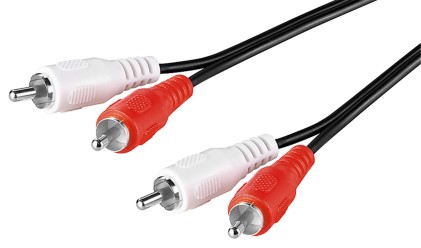 Cavo Audio Video 2 X Rca Maschio/Maschio Mt 2,5