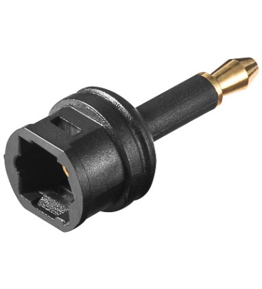 Adattatore Audio Toslink Femmina - 3,5Mm. Mini Jack Maschio