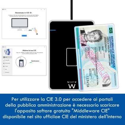 Ewent EW1053 lettore di carte magnetiche USB Nero