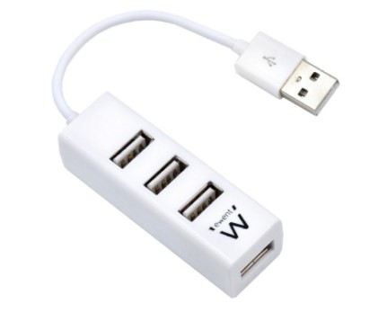 Ewent EW1122 hub di interfaccia USB 2.0 Bianco