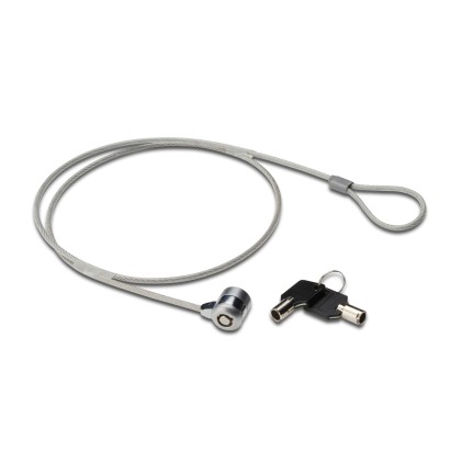 Ewent EW1242 cavo di sicurezza Nero, Acciaio inox 1,5 m