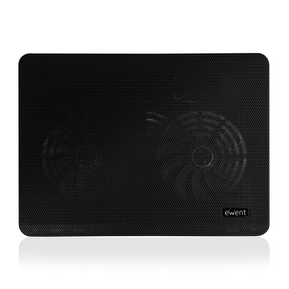 Ewent EW1256 base di raffreddamento per laptop 43,2 cm (17") 1000 Giri/min Nero