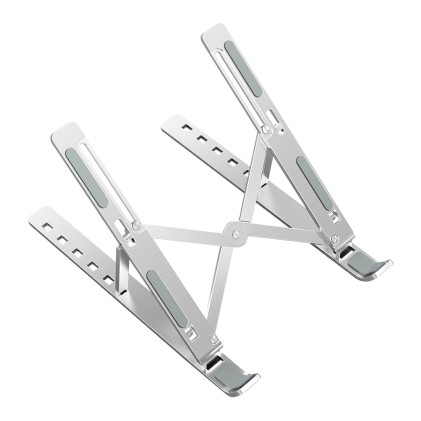 Ewent EW1266 supporto per laptop Supporto per computer portatile Argento 39,6 cm (15.6")