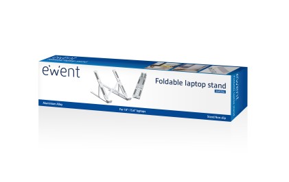 Ewent EW1266 supporto per laptop Supporto per computer portatile Argento 39,6 cm (15.6")
