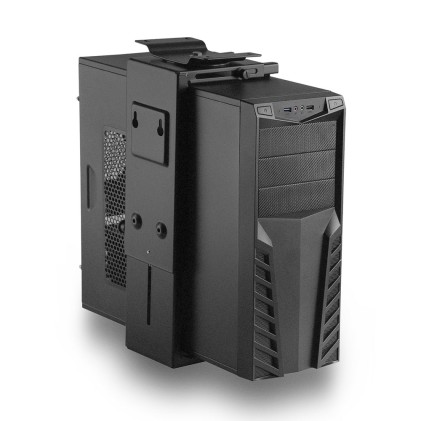 Ewent EW1293 supporto per CPU Porta CPU sotto scrivania Nero