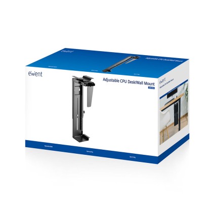 Ewent EW1293 supporto per CPU Porta CPU sotto scrivania Nero