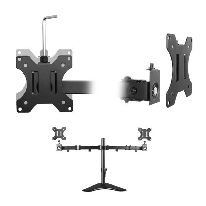 Ewent EW1536 Supporti a parete per TV 81,3 cm (32") Scrivania Nero