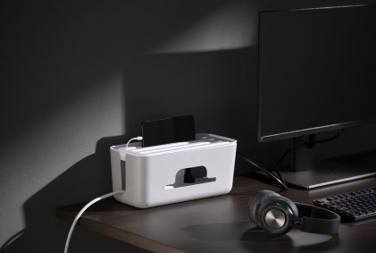 Ewent EW1569 organizer per cavi Universale Scatola portacavi Bianco 1 pz