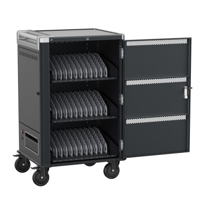 Ewent EW1701 portable device management cart& cabinet Armadio per la gestione dei dispositivi portatili Nero, Grigio