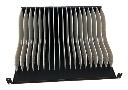 Ewent EW1720 organizzatore per stazioni di carica Acrilonitrile butadiene stirene (ABS), Metallo, Plastica Nero, Bianco