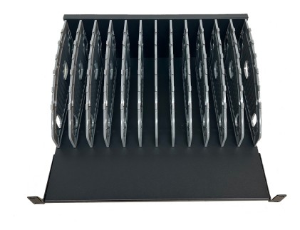 Ewent EW1721 organizzatore per stazioni di carica Acrilonitrile butadiene stirene (ABS), Metallo, Plastica Nero