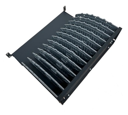 Ewent EW1721 organizzatore per stazioni di carica Acrilonitrile butadiene stirene (ABS), Metallo, Plastica Nero