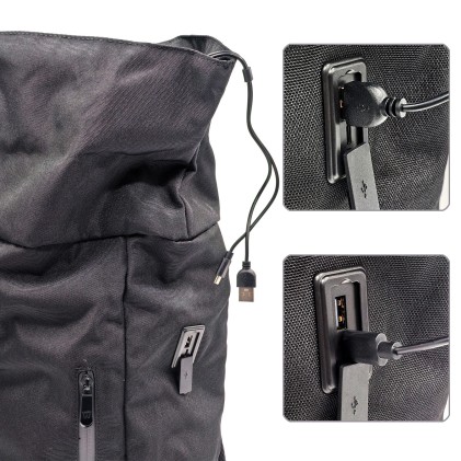 Ewent EW2536 borsa per laptop 43,9 cm (17.3") Zaino Nero