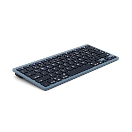 Ewent EW3120 tastiera Universale Bluetooth QWERTY Portoghese Nero, Grigio