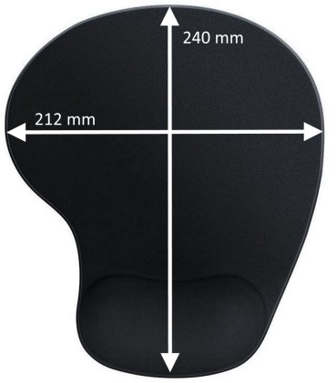 Ewent EW3181 tappetino per mouse Nero