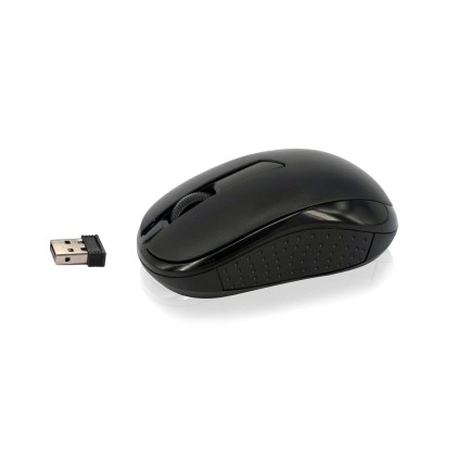 Mouse wireless Ewent 2,4 Hz - Ricevitore USB-A - 1000 dpi - 1 batteria AA (inclusa) - Colore nero