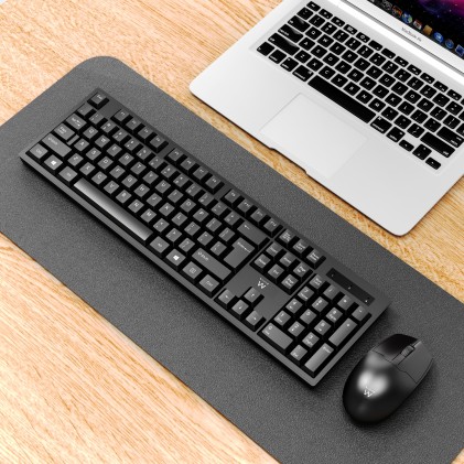 Ewent EW3281 tastiera Mouse incluso Universale RF Wireless QWERTY Spagnolo Nero