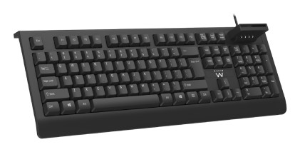 Ewent EW3287 tastiera Universale USB QWERTY Portoghese Nero
